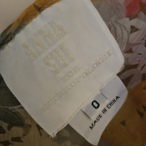 Floral casual top in fall colors size 0 - Picture 4 of 4